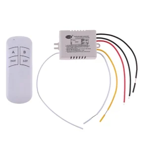 Digital Wireless Wall Remote Switch Receiver Transmitter 3 Port Wireless Remote Control Switch ON/OFF 220V Lamp Light