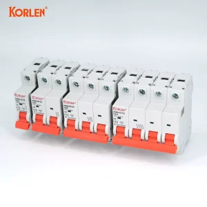 Din Rail Electrical C Type 6KA 63A 2P Voltage Breaker Miniature Circuit Breaker (MCB) PA66 Material