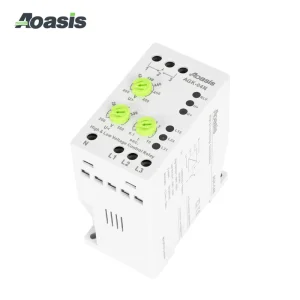 Din Rail Relay AGK 04N Sealed Voltage Protection Relay 380VAC+N Adjustable 3 Phase Voltage Relay
