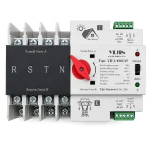 Direct Factory AC ATS Automatic Transfer Switch 16A 20A 25A 32A 40A 50A 63A 80A 100A 2P 3P 4P 400V Dual Power Changeover Switch