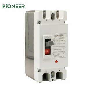 Direct Factory Moulded Case Circuit Breaker 2pole DC MCCB 500V Solar PV 250A 150A CE Certified 20kA Breaking Capacity