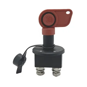 Double Copper Post Automotive Power Master Switch High Current Battery Disconnect Protection Knob Type CMC Fitment No OE