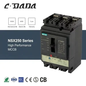 Double breakpoint MCCB NSX 3P Molded Case Circuit Breaker