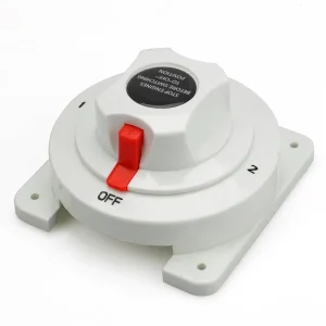 Dual Battery Selector Switches 3-Pole Plastic+Metal 300A 32V DC EL-4299 Prevent Leakage High Electrical Conductivity Yachts