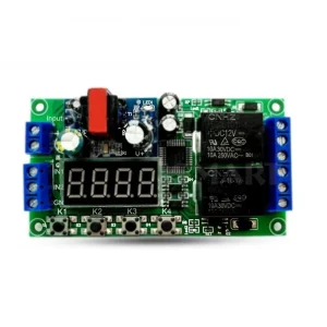 Dual-Channel Delay Relay Module Pulse Trigger Power-off Delay Cycle Timer & Circuit Switch