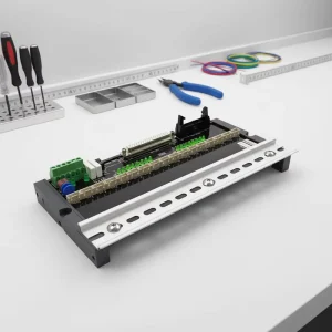 Dual Line Analog Input Output Three Terminal Isolation Motherboard Backplane PHFD-16AIO Screw Terminal Block 50A Industrial
