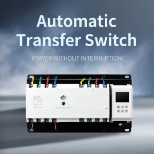 Dual Power 125A Three Phase Automatic Transfer Switch for Generator Change Over Auto Switches EQ3NMB-125/4P