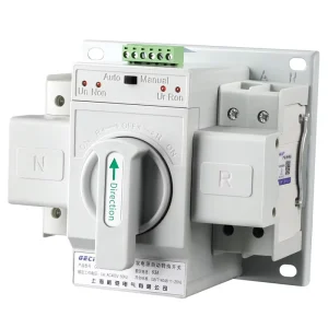 Dual Power 2P 32A Automatic Transfer Switch Single Phase CB ATS Switch 6kA Breaking Capacity 10A Frame Current For Household Use