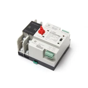 Dual Power Automatic Transfer Selector Switches 2P Din Rail ATS PV Solar Inverter Uninterrupted 63A 220V 10kA