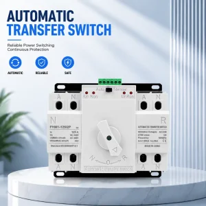 Dual Power Automatic Transfer Switch 2P 125A AC230V ATS Generator Automatic Changeover Switch IEC Standard