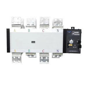 Dual Power Automatic Transfer Switch 4 Pole 2000A AC 400V Industrial Use