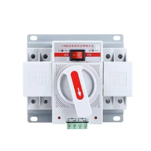 Dual Power Automatic Transfer Switch BQ3 63 1P36A 16 250A 25kA Breaking Capacity 380 400 415V 50 60Hz DIN Rail