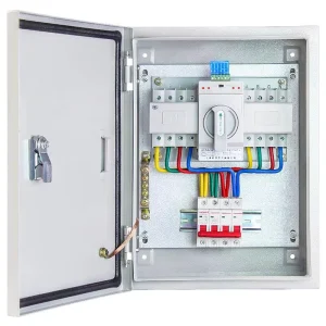 Dual Power Automatic Transfer Switch Box 4P 63A 100A 380V Three Phase Four Wire Low Pressure ATS Distribution Box
