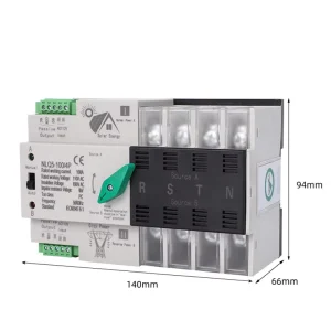 Dual Power Automatic Transfer Switch Provides Uninterrupted Power Millisecond level ATS Solar Inverter Automatic Switching