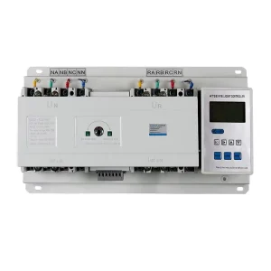 Dual Power Automatic Transfer Switch Smart Controller 4P 100A for Fire Fighting Type CB
