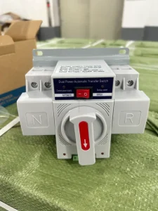 Dual Power Automatic Transfer Switch for Photovoltaic Single Phase 2P MDQ2-63 Coated Back Paper CN ZHE