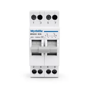 Dual Power MTS Manual Transfer Switch 2P 40A 63A Isolator Circuit Breaker