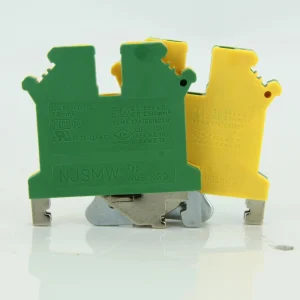 Durable Copper Din Rail Terminal Block USLKG3 800V Screw Contact Power Distribution Product Line