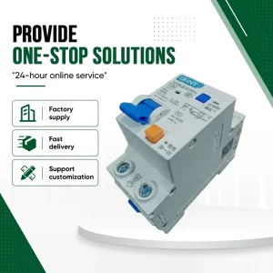 Durable Residual Current Circuit Breaker with Overload Protection for Commercial and Residential Electrical Installation Safety