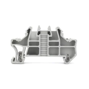 E/PT Universal End Stop Bracket for DIN Rail Terminal Blocks 35mm Mounting Screw Clamp PA66 Material