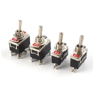 E TEN Series Rocker Toggle Switch 12MM Black Orange 12V for Car Modification 20 80 Operating Temp Original Manufacturer