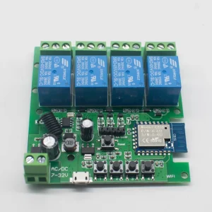 E0405 Tuya Smart Home Relay 4CH Wifi Switch Module 12V 24V 32V 4 Channel Radio APP Remote Control