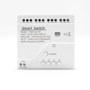 E0901 Tuya Wifi Smart Switch Module AC 85-250V 433 Smart Life APP Remote Control 4CH Relay Work With Alexa Google Home