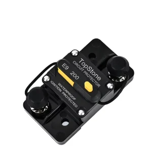 E92B 50A 300A 12V 48V DC Manual Reset Circuit Breaker Inline Fuse Medium Breaking for Marine Solar RV