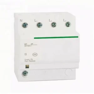 EA9L408F400 4P 40kA 400VAC Type 2 SPD Modular Surge Protector Device AC Lightning Arrester
