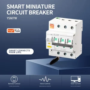 EAST HEYI ASCT YSM7W Ac Wifi Smart Circuit Breakers Mcb Type a Wifi Rccb 230v Intelligent Home 2P