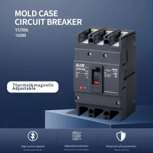 EAST Industrial Circuit Protection Electromagnetic MCCB 36KA 160A 3 Pole MCCB Moulded Case Circuit Breaker 3P