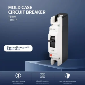 EAST YSTM6 125M1P Electrical MCCB Molded Case Circuit Breaker 1P 125A MCCB Circuit Breaker