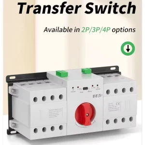 EATS M9 Intelligent Overload Circuit Breaker Dual Power Transfer Switch 4P Low Voltage Transfer Switch