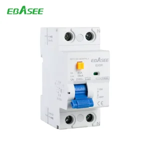 EBASEE IEC RCCB Type a Circuit Breaker Differential 30mA 80A 63A 2P 4P Rcd