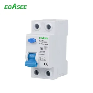 EBASEE VT7R 2P Type a RCCB 30mA Residual Current Circuit Breaker IEC 61008 25A 40A 63A DIN Rail OEM ODM Factory Direct