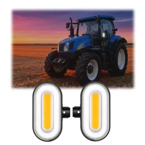ECE R148 LED Front Position Light with Amber Turning Indicator for Tractor New Holland 87304549 87313269