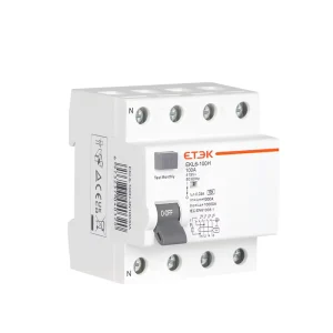 EKL6-100H High Current 100A RCCD 4P Earth Leakage Circuit Breaker 10KA 400V 30mA Type A RCCB Residual Current Circuit Breaker