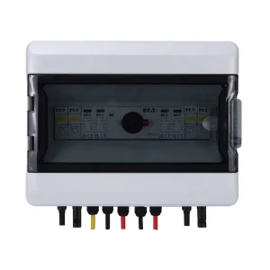 ELEATS Waterproof AC DC Solar Combiner Box Dc Pv Combiner Box 4 String Solar String Box for Safety Power Distribution Equipment