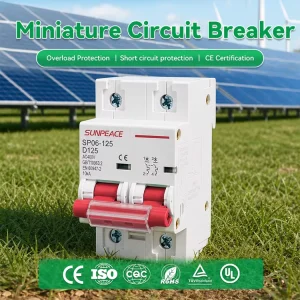 EM ODM 10KA 1P 2P 3P 4P 230V 400V 80A 100A 125A Electrical Overload AC MCB Miniature Circuit Breakers