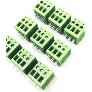 EMD 3 xx 5.00 02 European 5mm Green Brass Screw Terminal Connector Pluggable Block for 300V20A
