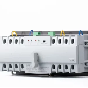 EQ3-63A 4P 400V/50Hz 50A 6kA Plastic Smart IP21 CB Type Three-Phase Automatic Transfer Switch CE Certified