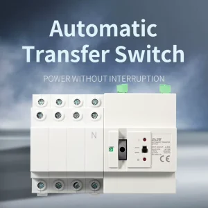 ES2T 80A 4P Automatic Transfer Switch ATS 80 Ampere 4 Pole Dual Power Changeover Switch AC 400V CE Certified