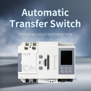 ES5-125/2III/BZ ATS Automatic Transfer Switch, 2P 125A Single Phase Smart Dual Power Switch with LCD Display