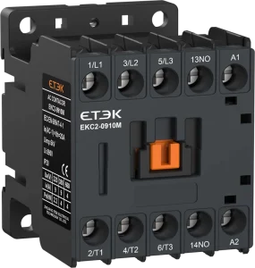 ETEK EKC2 M Mini Contactor Series AC DC 3 Phase 3 4 Pole Fire resistance 85% Silver Contact 50 60HZ 18A 24V 36V 110V 220V 380V