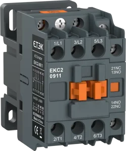 ETEK EKC2 Series AC Contactor 50 60HZ 24V 380V 9~95A 3 Phase 3 4 Pole Fire Resistant