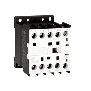 ETEK Electric Magnetic Mini AC Contactor 3 Phase 3 4 Pole Fire resistance Frequent Start up Control 380V EKC1 0910M 12A