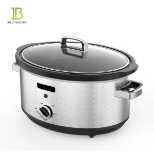 ETL 7.0 QT Cool Touch Handle Electric Stainless Steel Sous Vide Slow Cooker