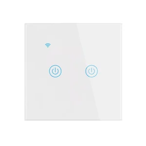 EU Standard Tuya Smart Wifi Panel Neutral Without Neutral 2 Gang 3 Gang 4 Gang Switch Panel Wall Switch Remote Control