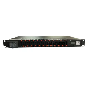 EVS1U 48300PDU 48V DC Power Supply Distribution Unit 300A 19 Inch 1U Rack Mount Industrial Telecom Equipment