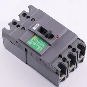 EZC Copper and Silver Point 3P 100A MCCB Moulded Case Circuit Breaker Use for 3phase Overcurrent Protect